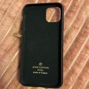 Lv card holder phone case